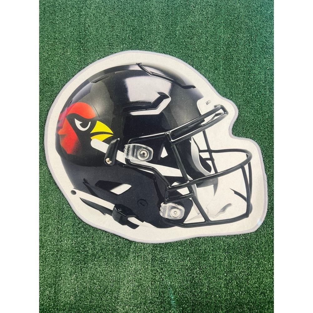 Arizona Cardinals Helmet  NFL Football Rug Non Slip Back